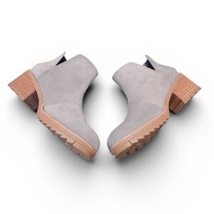 Sorel Cate Cut Out Bootie Women's Size 6.5 Gray Suede